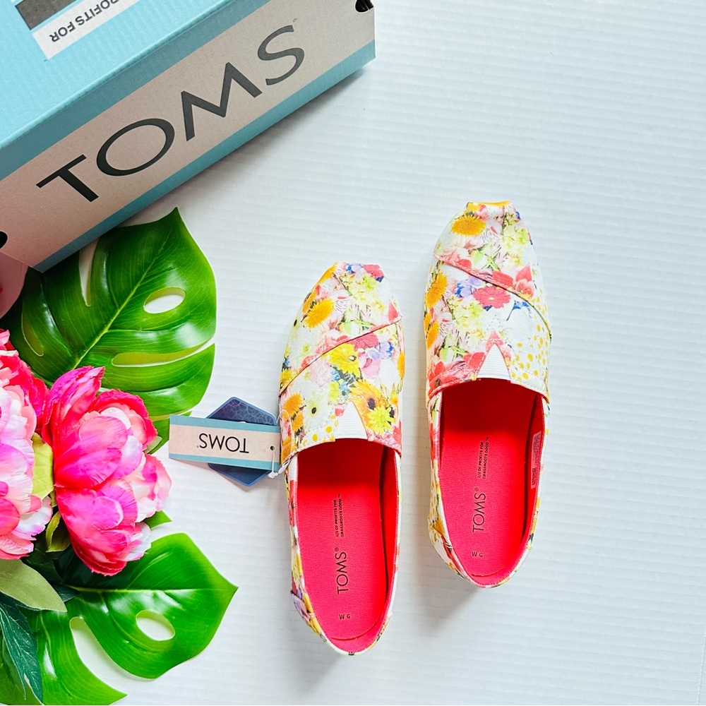 TOMS Alpargata Floral Collage New